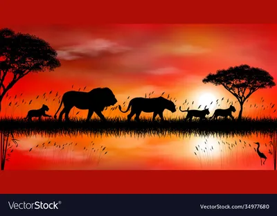 Breathtaking Savanna: A Beautiful Artistic Designer Illustration of a  Stunning African Grasslands Wallpaper Background with Wildlife Animals,  Nature's Beauty, Breathtaking Sceneries (generative AI) Stock Illustration  | Adobe Stock