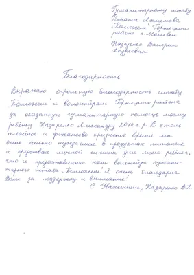 Благодарность родителям за благоустройство участка — МБДОУ ЦРР — Детский  сад №217 \"Жар-птица\"