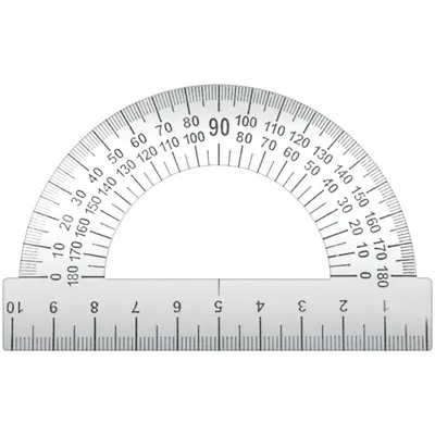 Транспортир, 10 см, стальной, 180° – купить по доступной цене в Минске -  OFFICE.BY