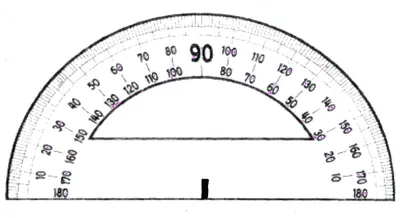 Транспортир 180°, 10 см, пластик, прозрачный ассорти, СТАММ, ТР21 от  магазина Альфанит в Кунгуре