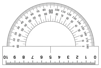 Треугольник/полукруглый 180/360 градусов транспортир прочный прозрачный  пластиковый рисунок фотография инструмент студенческий подарок | AliExpress
