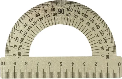 Транспортир 8см, 180° СТАММ, пластиковый, прозрачный, неоновые цвета,  ассорти купить в Москве — СОКОЛ-М