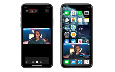 Картинка в картинке ios 14 фотографии