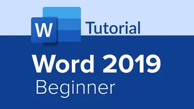 Word 2019 Beginner Tutorial - YouTube