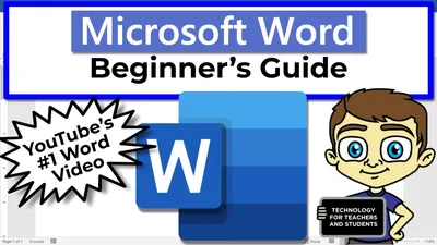 Beginner's Guide to Microsoft Word - YouTube