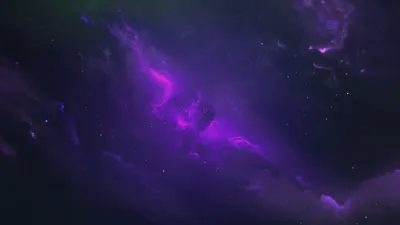 Dark Purple Nebula Wallpaper (1920 x 1080)