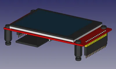 GitHub - adafruit/Adafruit-2.0-inch-240x320-TFT-PCB: PCB files for the  Adafruit 2.0\" 320x240 Color IPS TFT Display with microSD Card Breakout