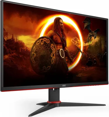 Монитор 27\" AOC Q27G2E, 2560х1440, 155 Гц, VA, черный/красный — купить по  доступной цене в интернет-магазине «Позитроника» | 1939658