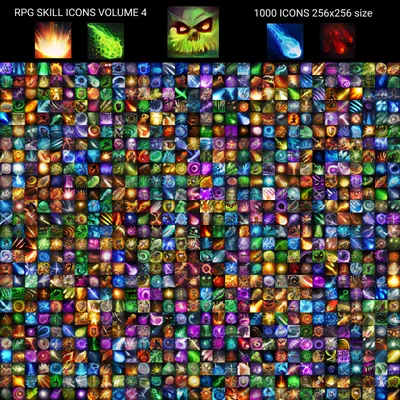 Magic Gems Pack 100 PNG - 256x256 pixels in 2D Assets - UE Marketplace