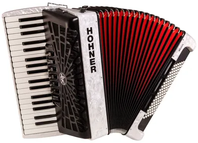 Купить Аккордеон HOHNER The New Bravo III 96 white с бесплатной доставкой  по Москве и России в интернет – магазине Pop-music.ru