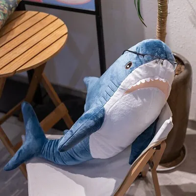 IKEA Shark Plush | Shark plush, Shark, Blue shark