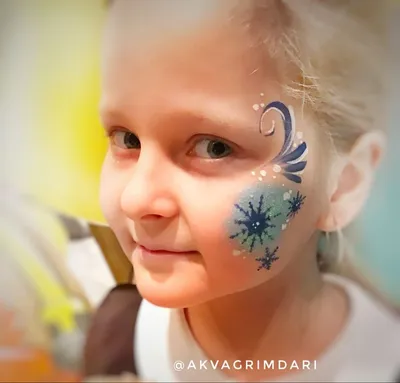 Аквагрим на детский праздник @akvagrimdari | Christmas face painting, Face  painting easy, Face painting designs