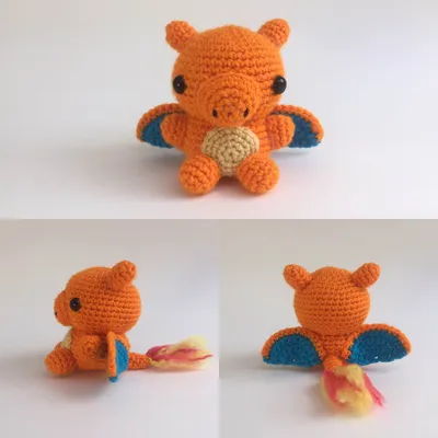 Charizard Amigurumi - Knot Bad