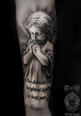 Долговременные тату надпись, проявляющаяся Angel Tattoo 160752455 купить за  316 ₽ в интернет-магазине Wildberries