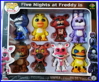 Набор Аниматроников Фнаф/Fnaf пять ночей с Фредди, Set №1 Five Nights at  Freddys | Купить с доставкой в интернет-магазине kandi.ru