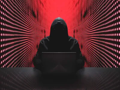 Portrait of anonymous hacker. Concept of hacking cybersecurity, cybercrime,  cyberattack, etc. Stock Illustration | Adobe Stock