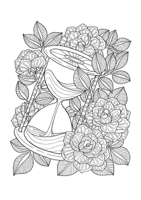 Zen antistress abstract pattern inspired by flowers 10 by juliasnegireva -  Anti stress Adult Coloring Pages