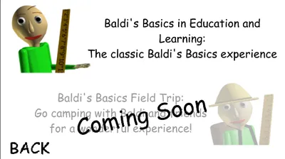 All of the baldi basics characters I know - Comic Studio