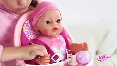 Кресло переноска для куклы Baby Born 829-189 аксессуар для пупса Беби Бон  Zapf Creation | AliExpress