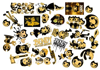 Bendy, Boris, Alice sketches by AlienTiamat -- Fur Affinity [dot] net