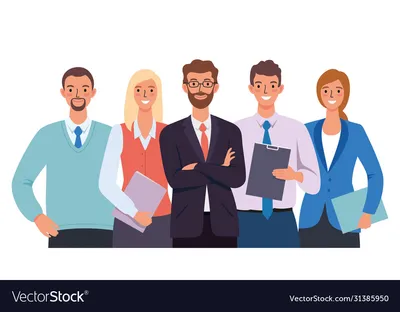 Business characters team work. Office people corporate employee cartoon  teamwork communication. Flat business team vector illustration Stock Vector  | Adobe Stock