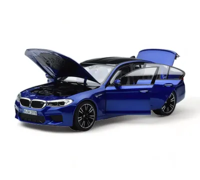 BMW M5 F90 Scale Model 1/18 Marina Bay Blue Pre-LCI – LEVEL Perfomance