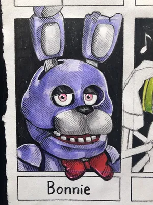 Bonny the bonnie in freddy fazbear movie on Craiyon