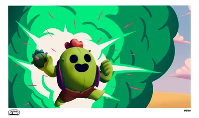 spike, brawler, brawl stars, background - Brawl Stars Wallpapers |  Clasher.us