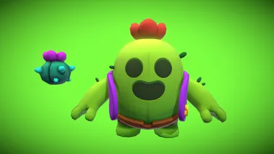 Angry Spike [Brawl Stars] by Lazuli177 on DeviantArt