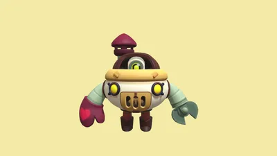 Leon Brawl Stars - 3D model by qqwfegrwhtejyrkutliy;o (@maksimlinchak006)  [48c727e]