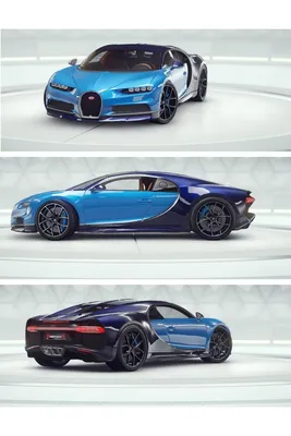 Bugatti Diva чёрного цвета стоит …» — создано в Шедевруме