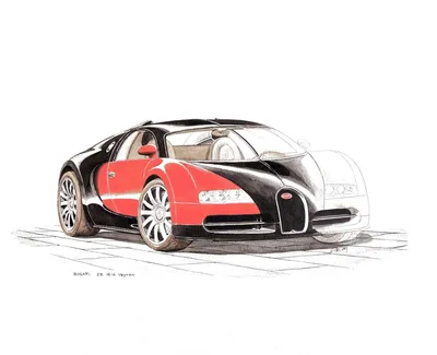 Bugatti Diva - 3D Model for VRay, Corona