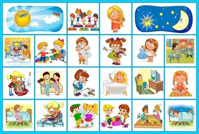 Части суток (для детей 4 – 5 лет) - online presentation