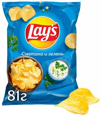 Чипсы Lays Сметана и Зелень 81г - отзывы покупателей на маркетплейсе  Мегамаркет | Артикул: 100029934441