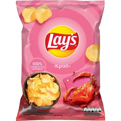 Чипсы «Lay's» краб, 140 г купить в Минске: недорого, в рассрочку в  интернет-магазине Емолл бай