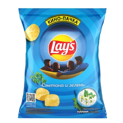 Чипсы картофельные «Lay's» сметана и зелень, 225 г купить в Минске:  недорого в интернет-магазине Едоставка