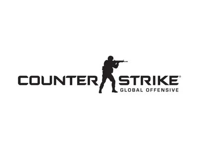 Counter Strike Logo - Black\" Sticker for Sale by ScratchThatSh | Redbubble