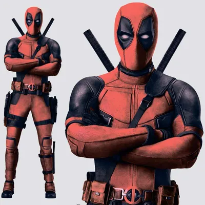 Ростовая фигура Дэдпул (Deadpool) вид 1 (560x1780 мм) - купить по выгодной  цене | Магазин шаблонов Принт100