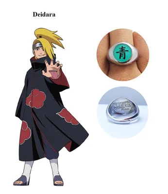 Кольцо Дейдары клан Акацуки с логотипом Naruto - Deidara (ID#1681993048),  цена: 125 ₴, купить на Prom.ua