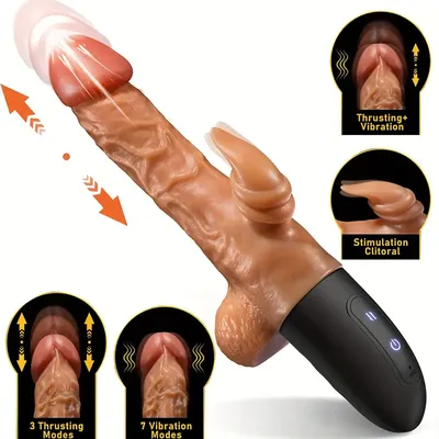 Amazon.com: FIDECH 9.8\" Black Thick Thrusting Vibrating Dildo, Realistic  Huge Dildos Vibrador with Rotating and Heating, Adult Sex Toys with  Powerful Suction Cup for Solo or Couples Pleasure for Anal and Vagina :