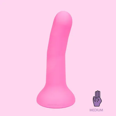 Rock Candy Pink 7 inch Pink Suga Daddy Silicone Suction Dildo - Like A  Kitten