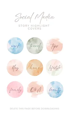 Instagram Highlights cover icons.white background. vector, illustration  12807387 Vector Art at Vecteezy