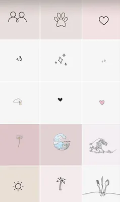 Instagram highlight icons in light color. Lettering food, travel, beauty,  animals, work, family, love. Highlights. Story Highlight Covers. 13403023  Vector Art at Vecteezy