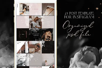 Instagram grid – post design