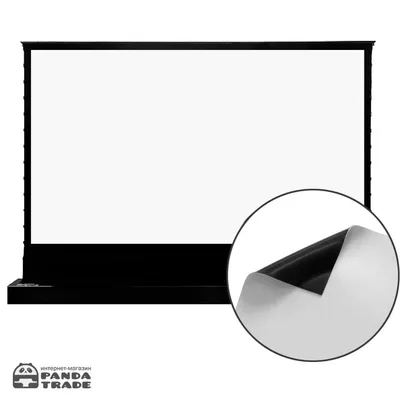 Рулонный экран (HDTV) для проектора ширина 160 см, высота 90 см за 6190  рублей
