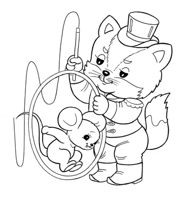 Картинки-раскраски для детей для детского сада. Более 100 штук! | Coloring  pages for kids, Coloring pages, Animal coloring pages