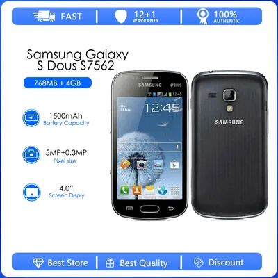 Best Buy: Samsung Galaxy S Duos 2 Cell Phone (Unlocked) Black S7582 BLK