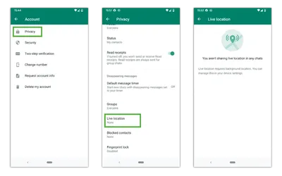 Whatsapp - Account settings | Privacy International