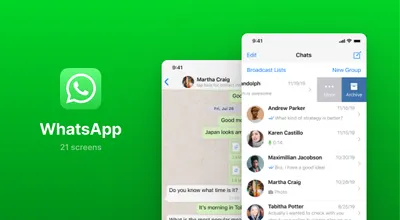 WhatsApp UI Screens | Figma Community