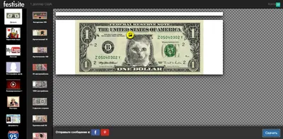 Сайт на котором можно вставить своё лицо в доллар (Бесполезный сайт) |  Пикабу